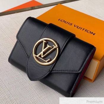 Louis Vuitton LV Circle Pont 9 Compact Wallet M69175 Black 2020 (KI-20070918)
