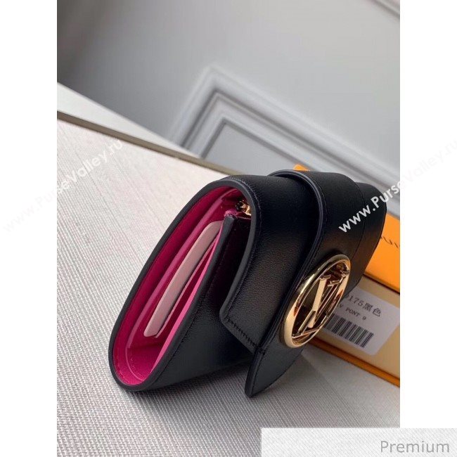 Louis Vuitton LV Circle Pont 9 Compact Wallet M69175 Black 2020 (KI-20070918)