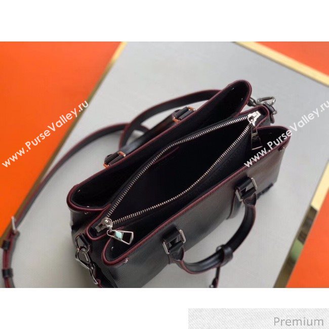 Louis Vuitton Soufflot BB Epi Leather Top Handle Bag M55613 Black 2020 (KI-20070925)