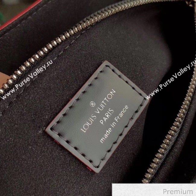 Louis Vuitton Soufflot BB Epi Leather Top Handle Bag M55613 Black 2020 (KI-20070925)