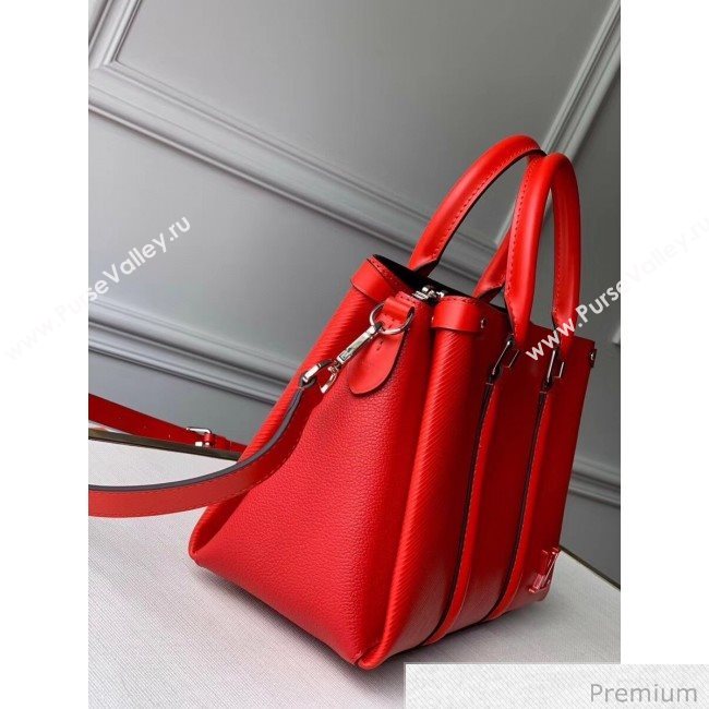 Louis Vuitton Soufflot BB Epi Leather Top Handle Bag M55615 Red 2020 (KI-20070924)