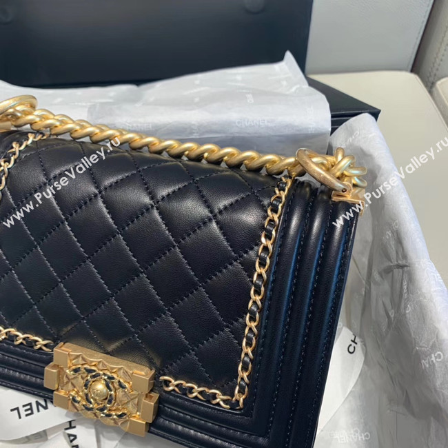 BOY CHANEL flap bag A67085 black