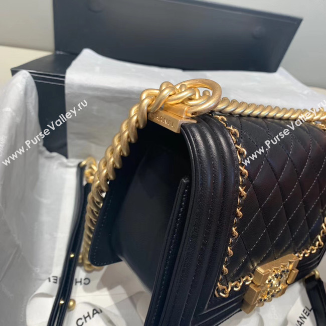 BOY CHANEL flap bag A67085 black