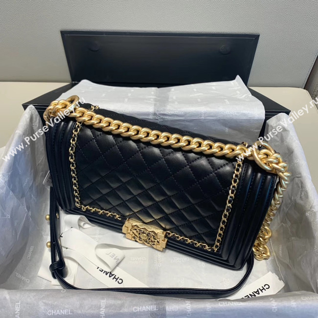 BOY CHANEL flap bag A67086 black