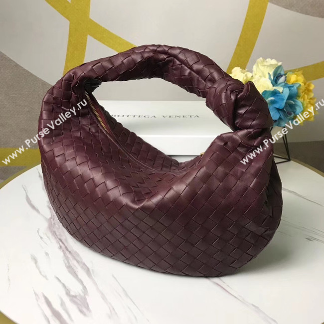 Bottega Veneta Original Weave Leather Bag BV4589 Burgundy