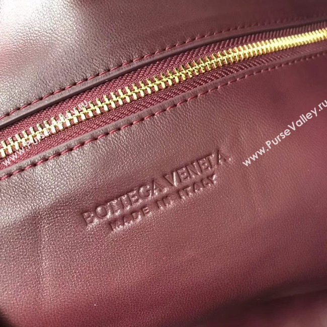 Bottega Veneta Original Weave Leather Bag BV4589 Burgundy