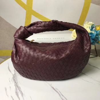 Bottega Veneta Original Weave Leather Bag BV4589 Burgundy