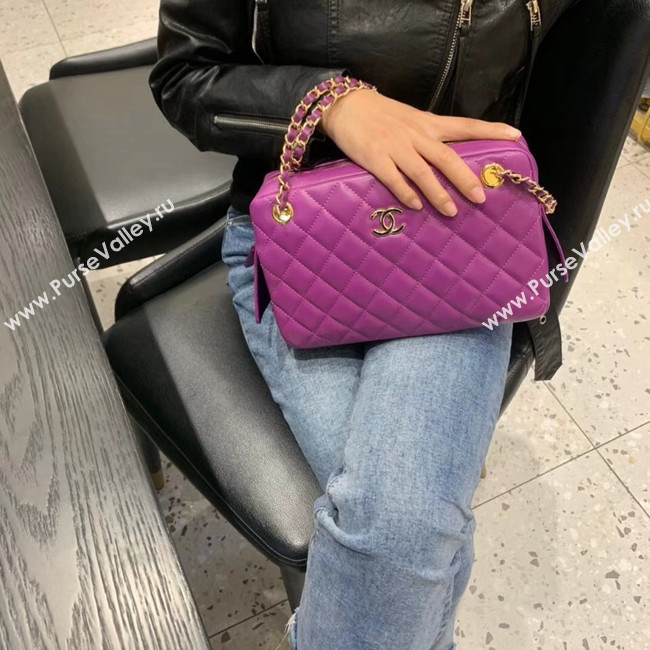 CHANEL 2020 New Style Original Leather AS1168 Lavender