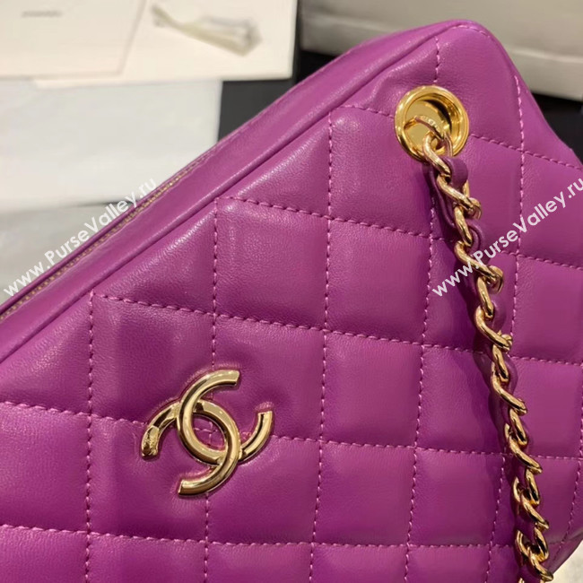 CHANEL 2020 New Style Original Leather AS1168 Lavender