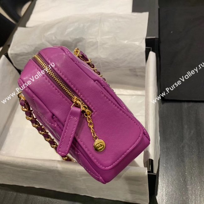 CHANEL 2020 New Style Original Leather AS1168 Lavender