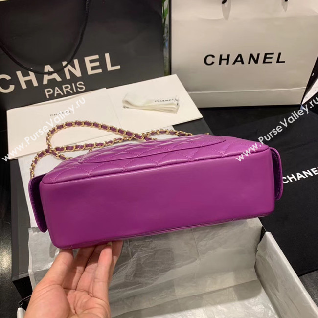 CHANEL 2020 New Style Original Leather AS1168 Lavender