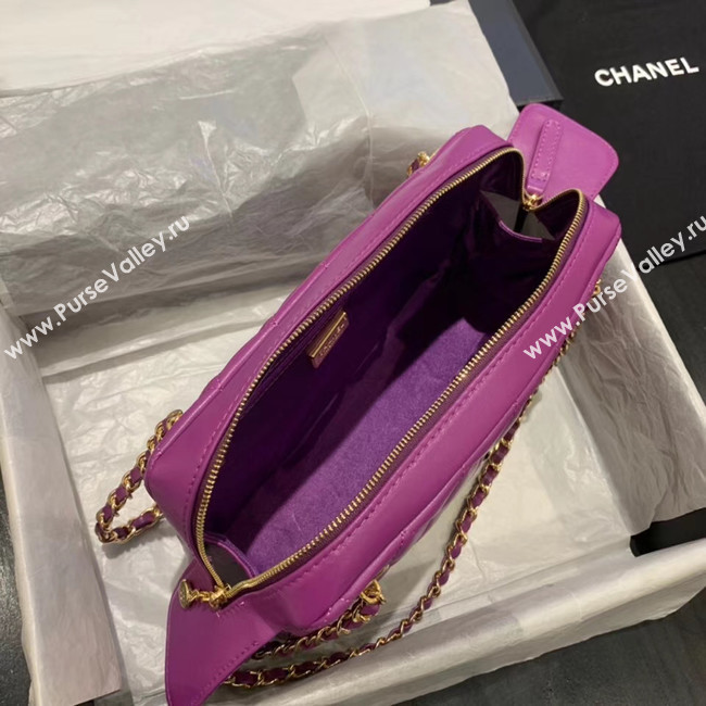 CHANEL 2020 New Style Original Leather AS1168 Lavender