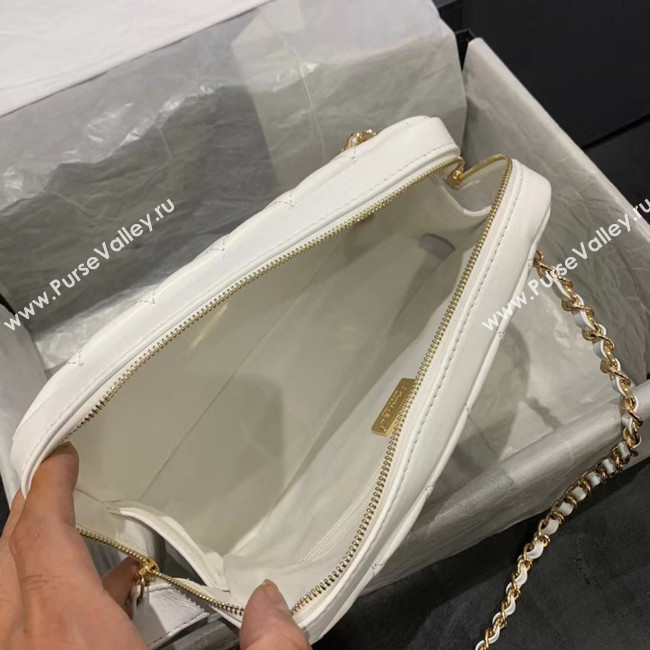 CHANEL 2020 New Style Original Leather AS1168 white