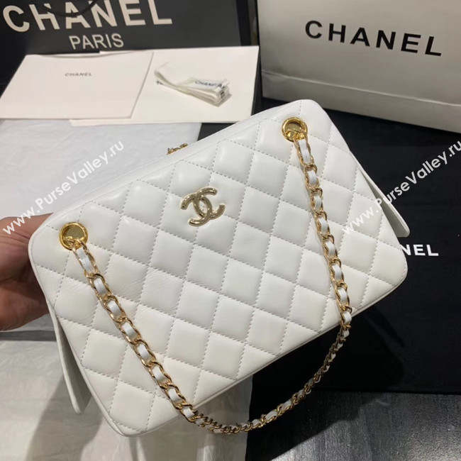 CHANEL 2020 New Style Original Leather AS1168 white