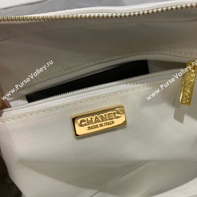 CHANEL 2020 New Style Original Leather AS1168 white