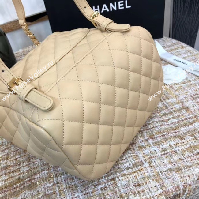 Chanel Backpack Sheepskin Original Leather 83431 Beige