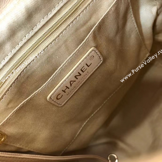 Chanel Backpack Sheepskin Original Leather 83431 Beige