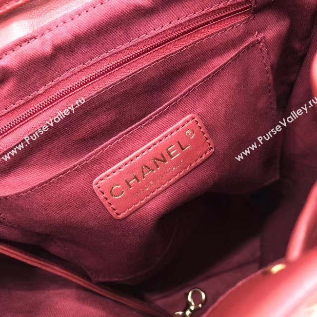 Chanel Backpack Sheepskin Original Leather 83431 Burgundy