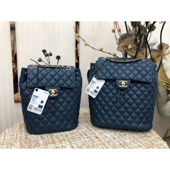 Chanel Backpack Sheepskin Original Leather 83431 blue