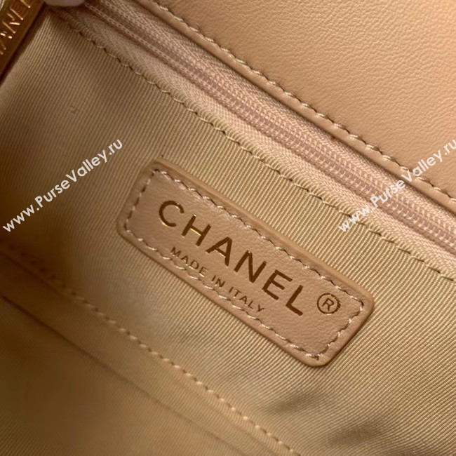 Chanel Flap Bag Original Sheepskin Leather AS1466 apricot