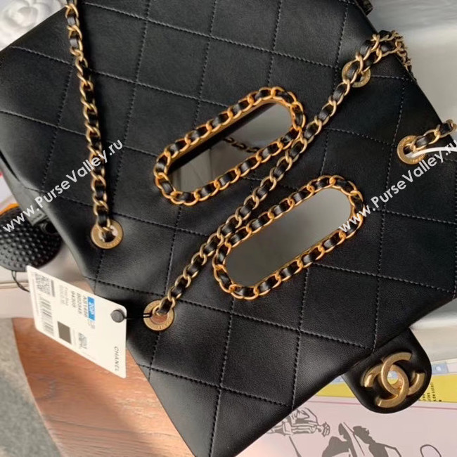 Chanel Flap Bag Original Sheepskin Leather AS1466 black
