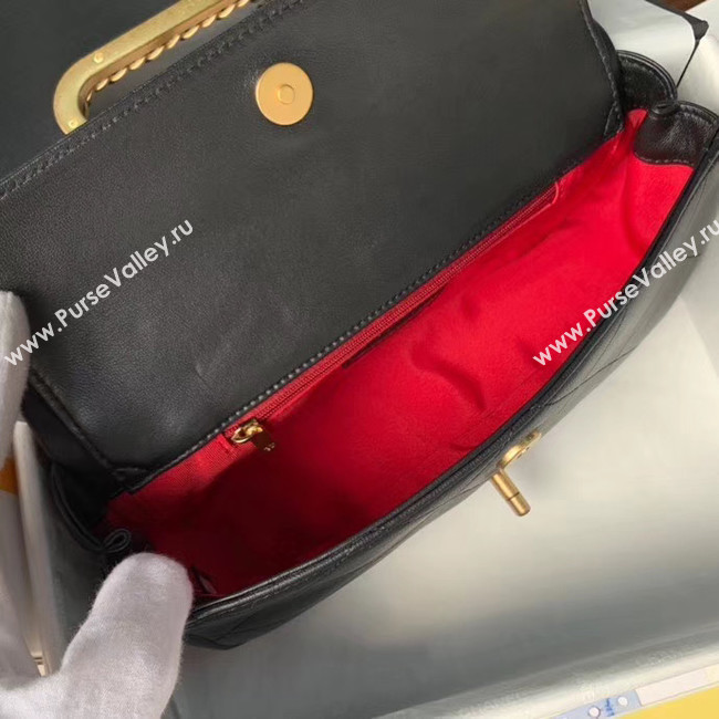 Chanel Flap Bag Original Sheepskin Leather AS1466 black