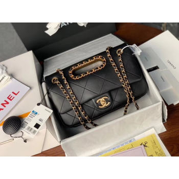 Chanel Flap Bag Original Sheepskin Leather AS1466 black