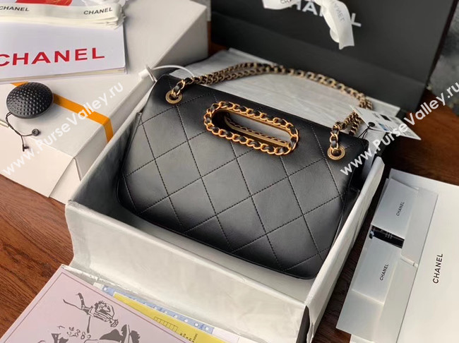 Chanel Flap Bag Original Sheepskin Leather AS1466 black