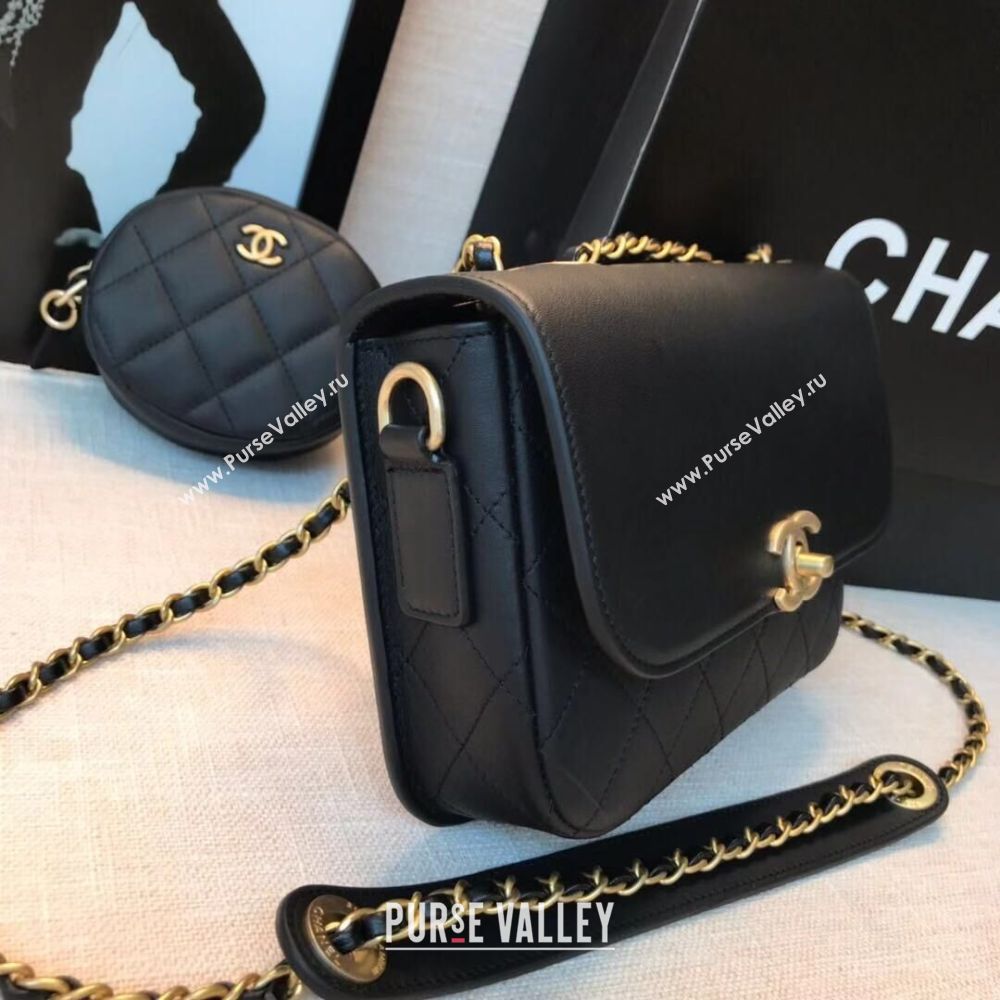 Chanel Original Leather Bag C5787 Black