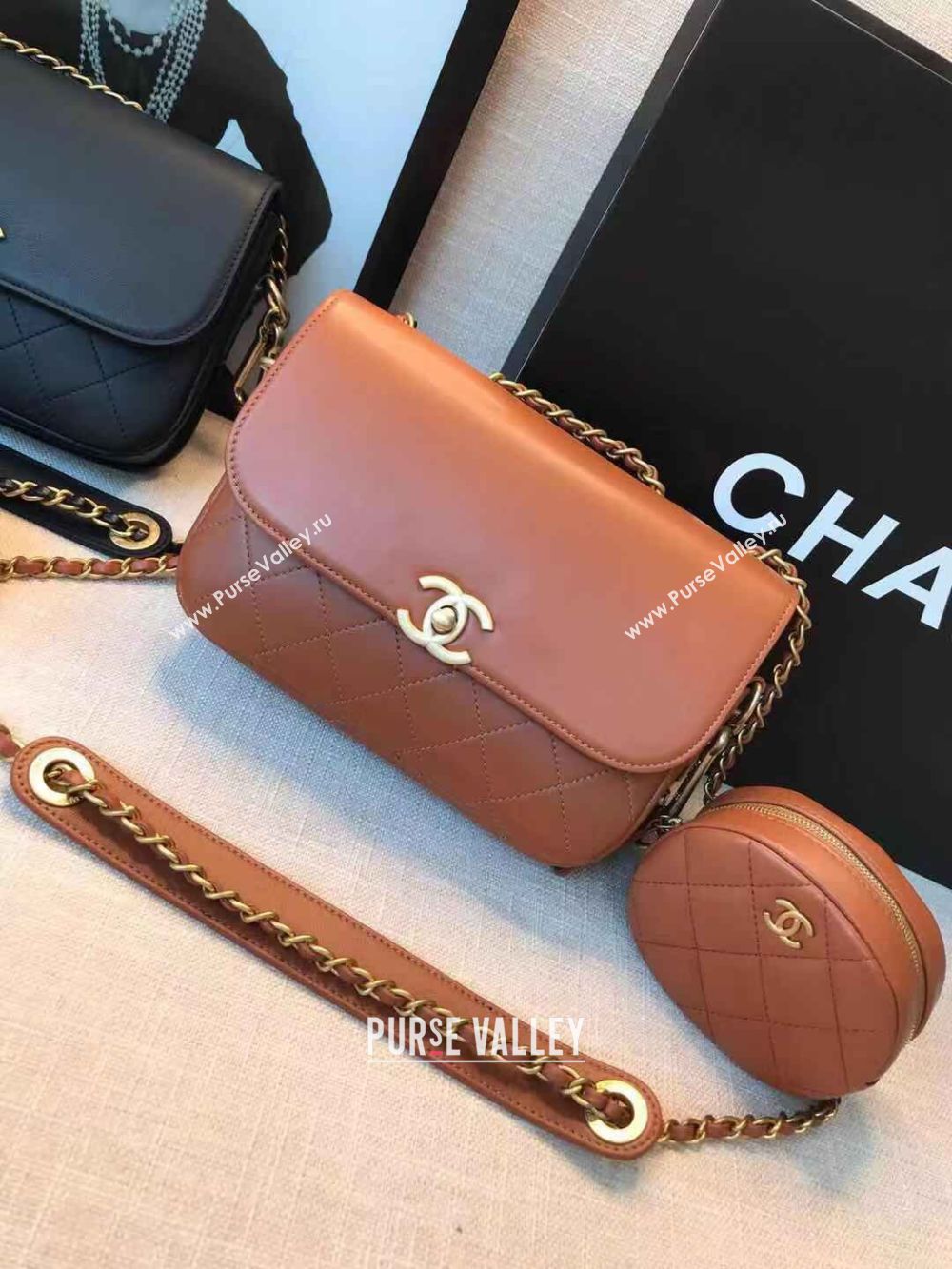 Chanel Original Leather Bag C5787 Brown