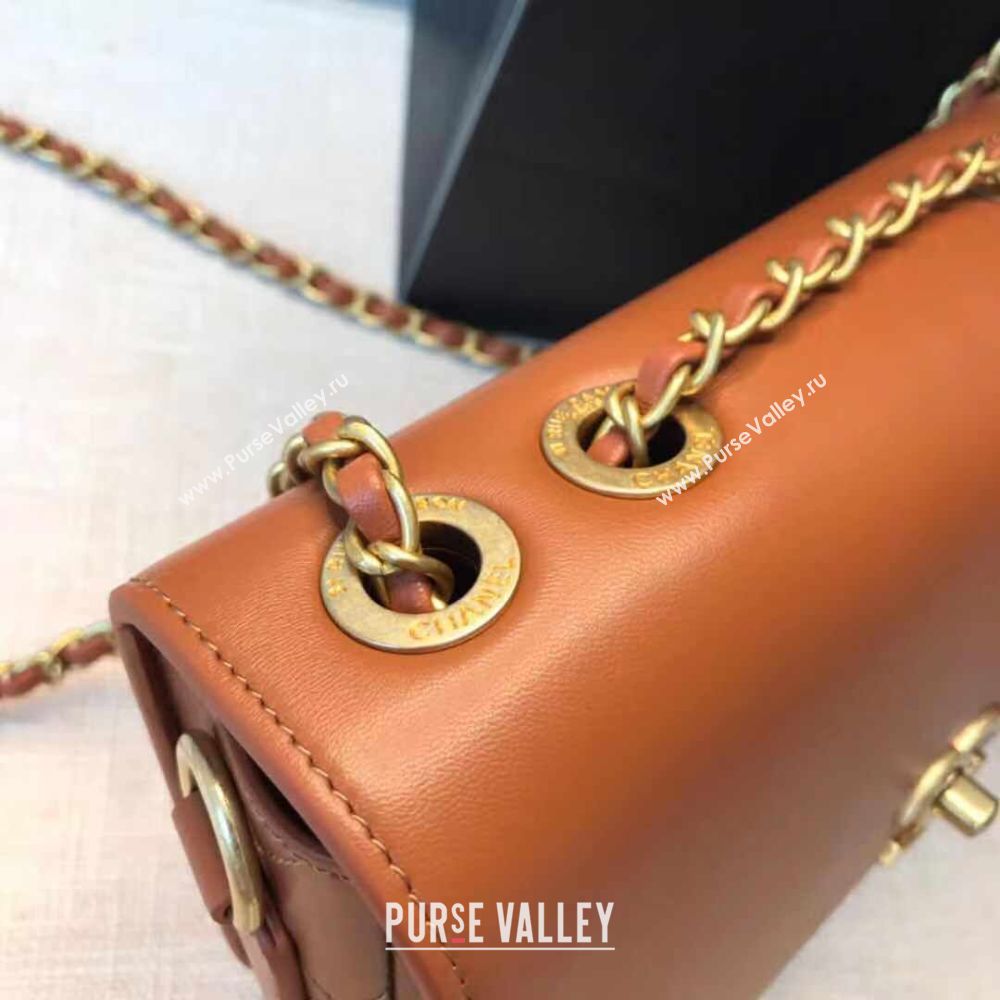 Chanel Original Leather Bag C5787 Brown