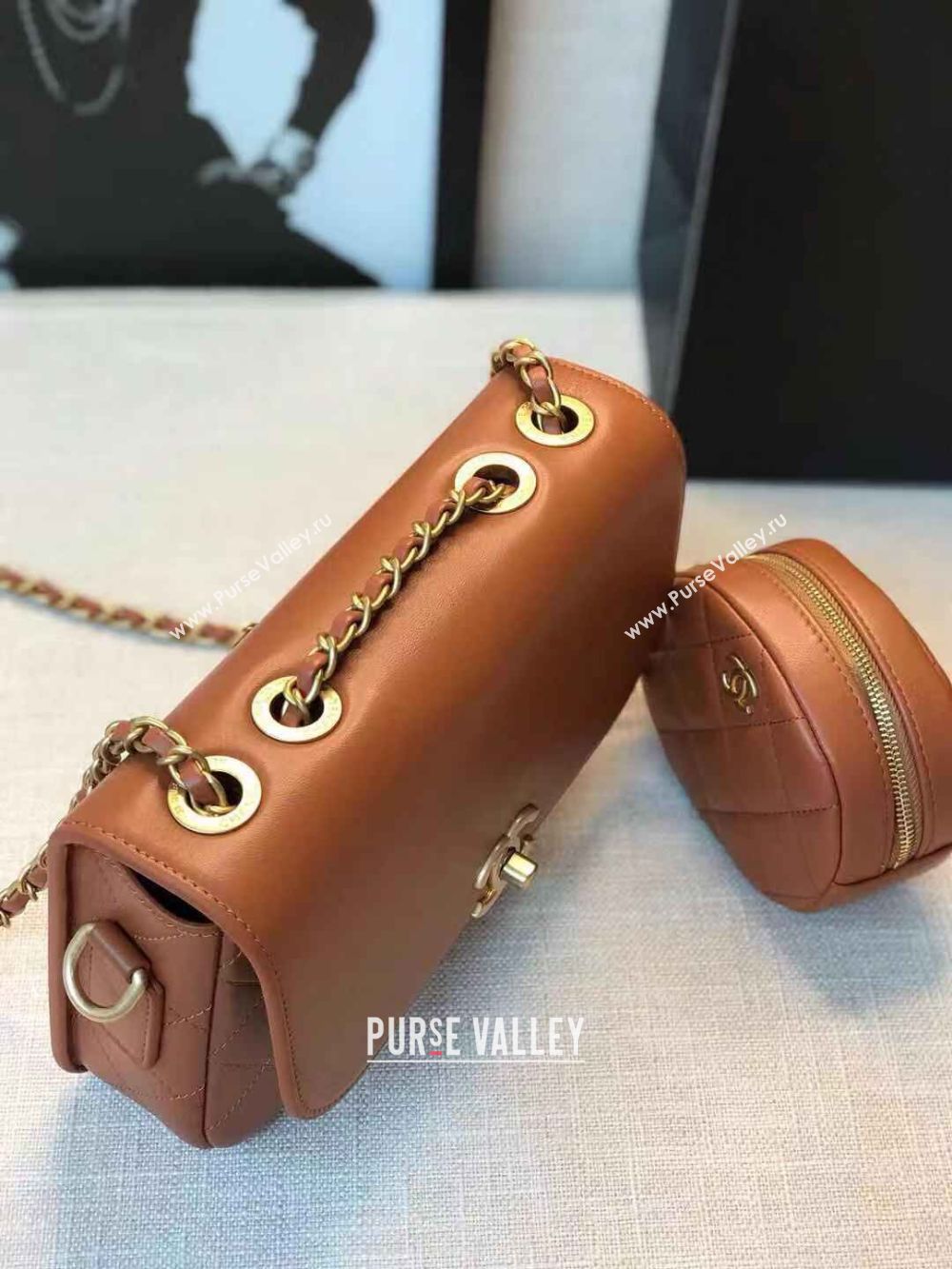 Chanel Original Leather Bag C5787 Brown