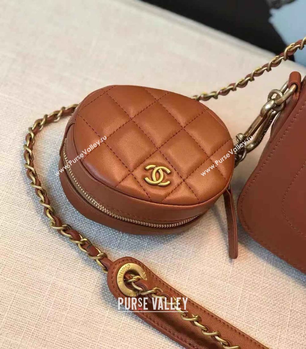 Chanel Original Leather Bag C5787 Brown