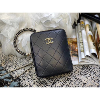 Chanel Original Small Sheepskin camera bag AS1753 black