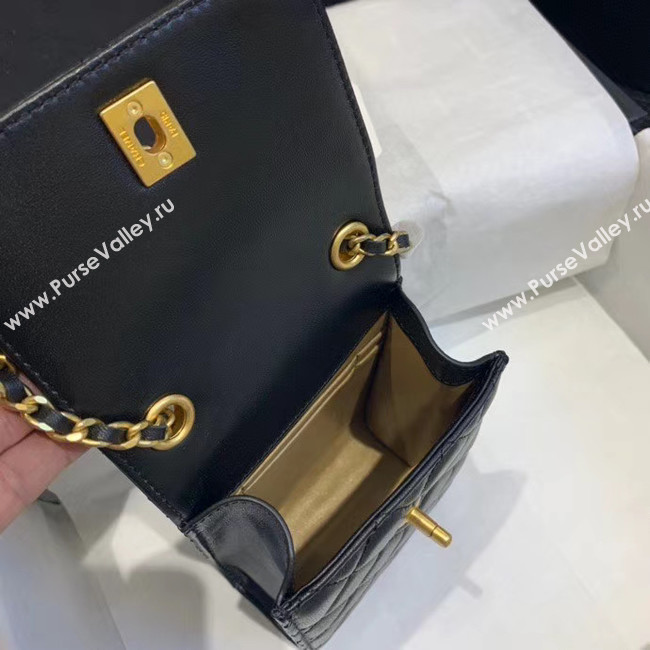 Chanel Original Small classic Sheepskin Shoulder Bag AP1448 black