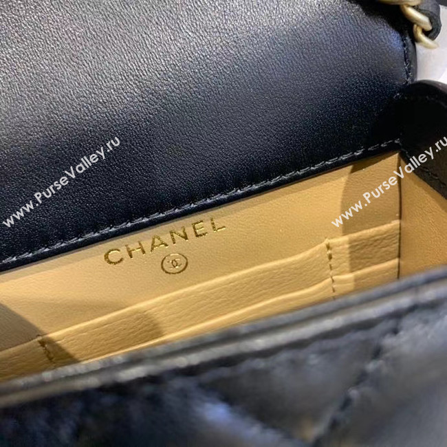 Chanel Original Small classic Sheepskin Shoulder Bag AP1448 black