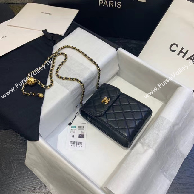 Chanel Original Small classic Sheepskin Shoulder Bag AP1448 black