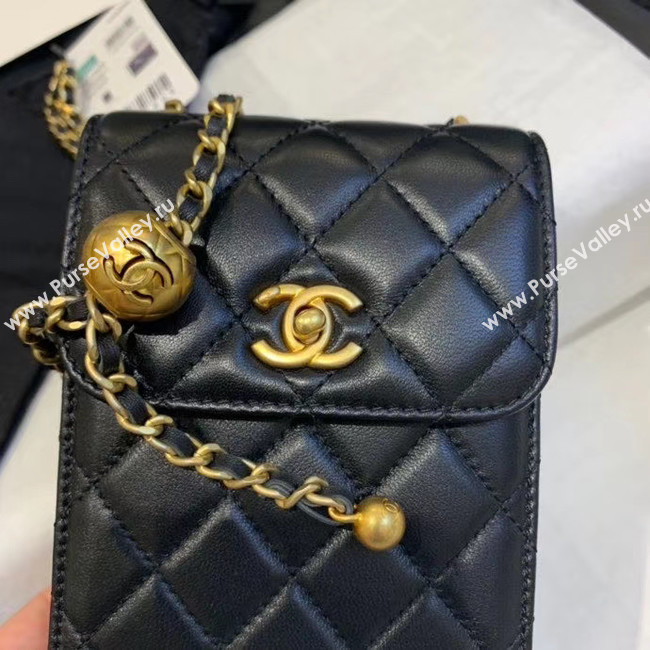 Chanel Original Small classic Sheepskin Shoulder Bag AP1448 black