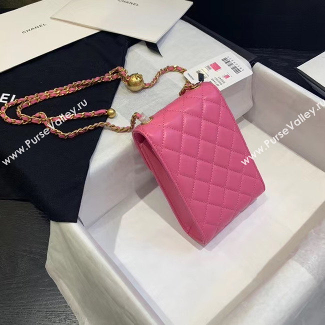 Chanel Original Small classic Sheepskin Shoulder Bag AP1448 pink