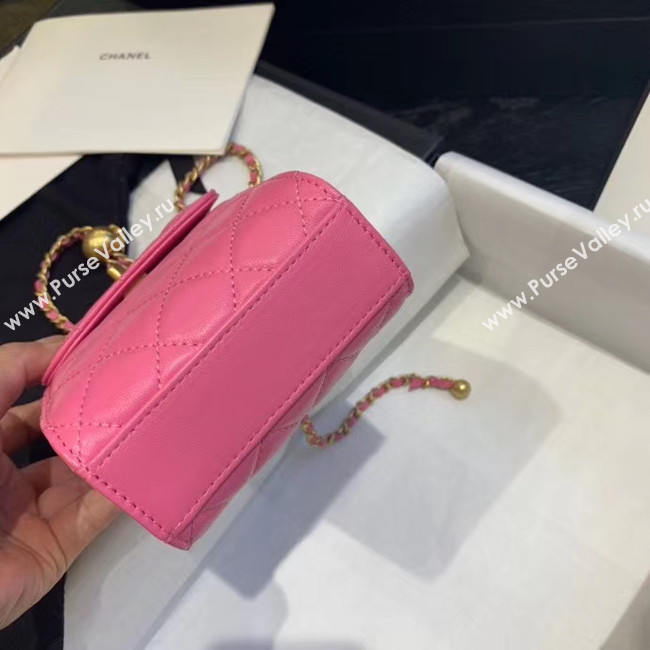 Chanel Original Small classic Sheepskin Shoulder Bag AP1448 pink