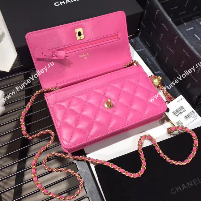 Chanel Original Small classic Sheepskin flap bag AS33814 rose