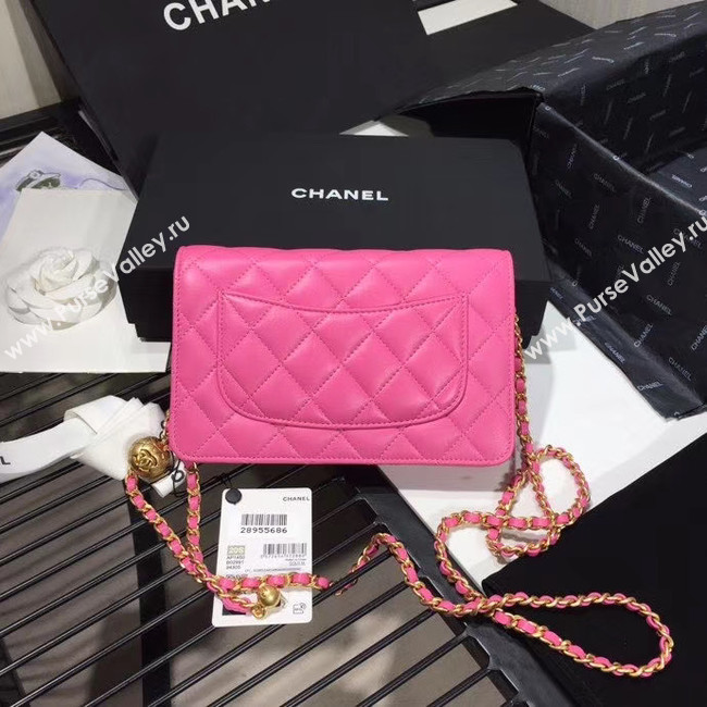 Chanel Original Small classic Sheepskin flap bag AS33814 rose