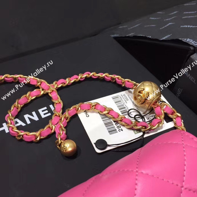 Chanel Original Small classic Sheepskin flap bag AS33814 rose