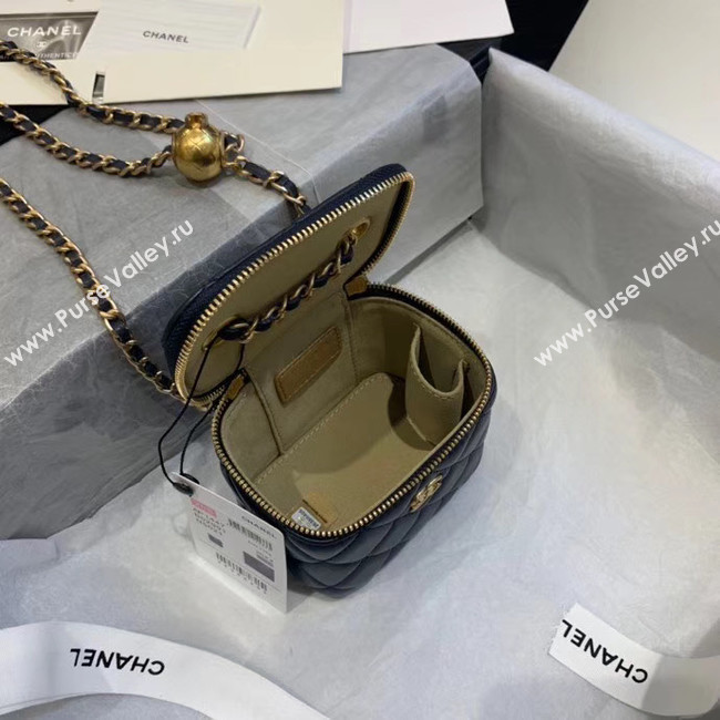 Chanel Original Small classic chain box handbag AP1447 dark blue