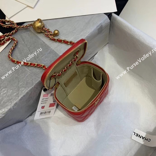 Chanel Original Small classic chain box handbag AP1447 red