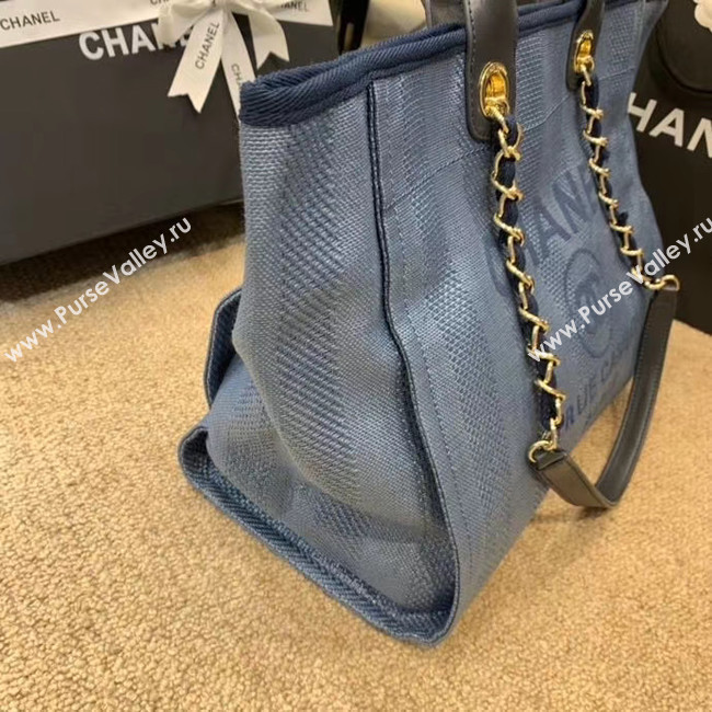 Chanel Shopping bag A66941 blue