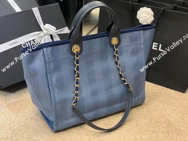 Chanel Shopping bag A66941 blue
