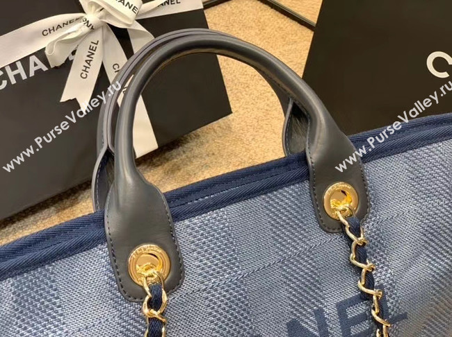 Chanel Shopping bag A66941 blue