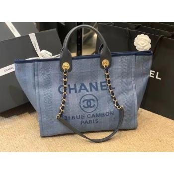 Chanel Shopping bag A66941 blue