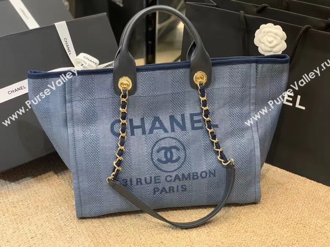 Chanel Shopping bag A66941 blue